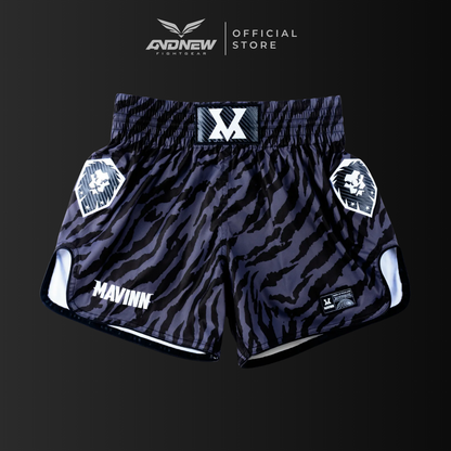 Mavinn Muay Thai Shorts - BLACK LABEL LION