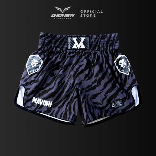 Mavinn Muay Thai Shorts - BLACK LABEL LION