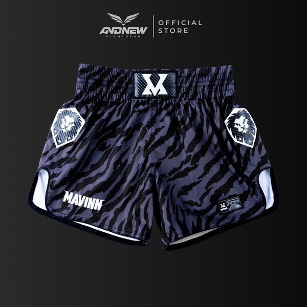 Mavinn Muay Thai Shorts - BLACK LABEL LION