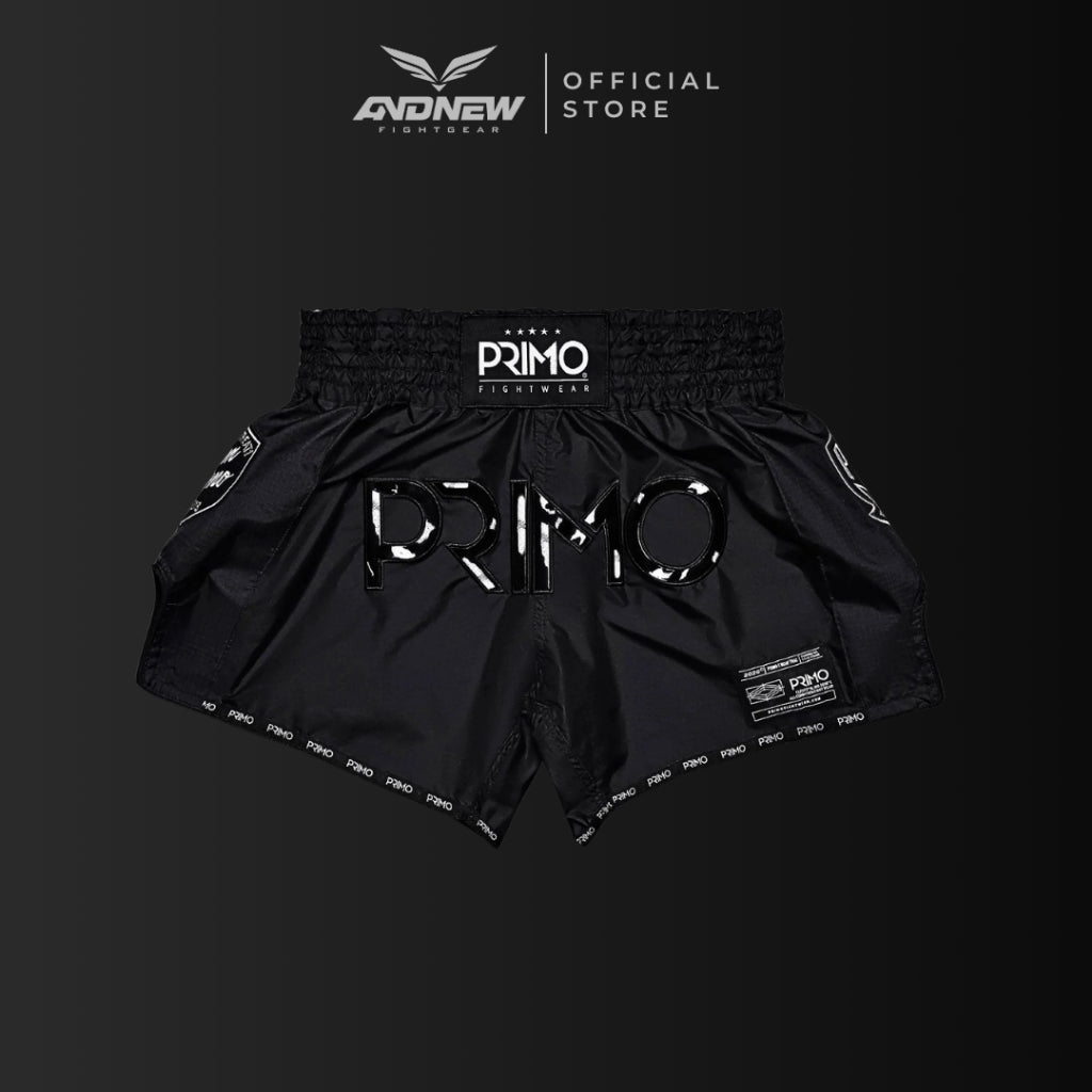Primo Muay Thai Shorts - Super Nylon - Black Panther II